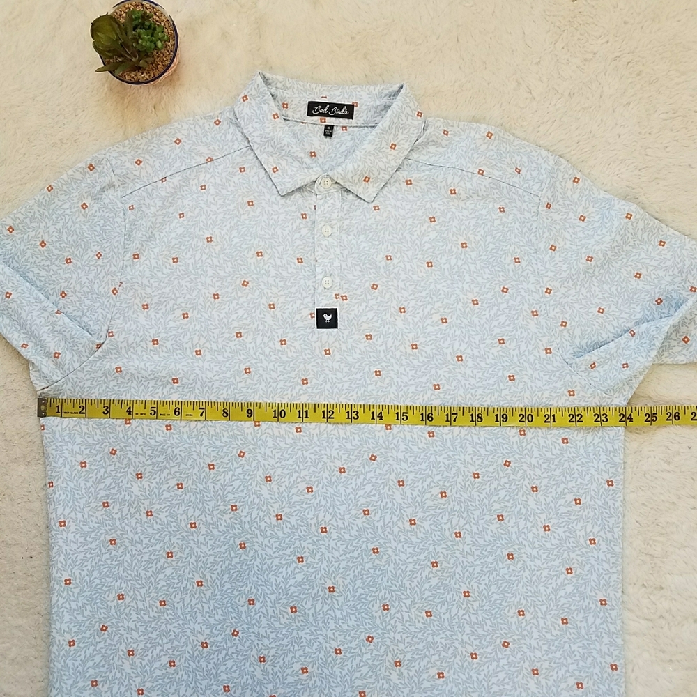 Bad Birdie Men's Snow Day Performance Polo - Picture 5 of 9